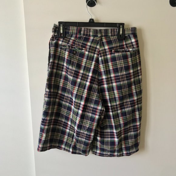 Vintage Ralph Lauren CHAPS Plaid Shorts Sz32 - Picture 2 of 4